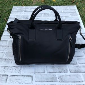 NEW Marc Jacobs Mallorca Womens East West Large Tote Bag Black Solid